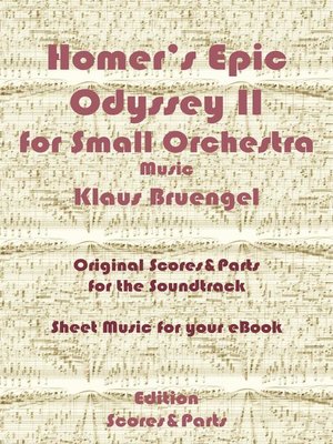 cover image of Homer's Epic Odyssey II for Small Orchestra Music